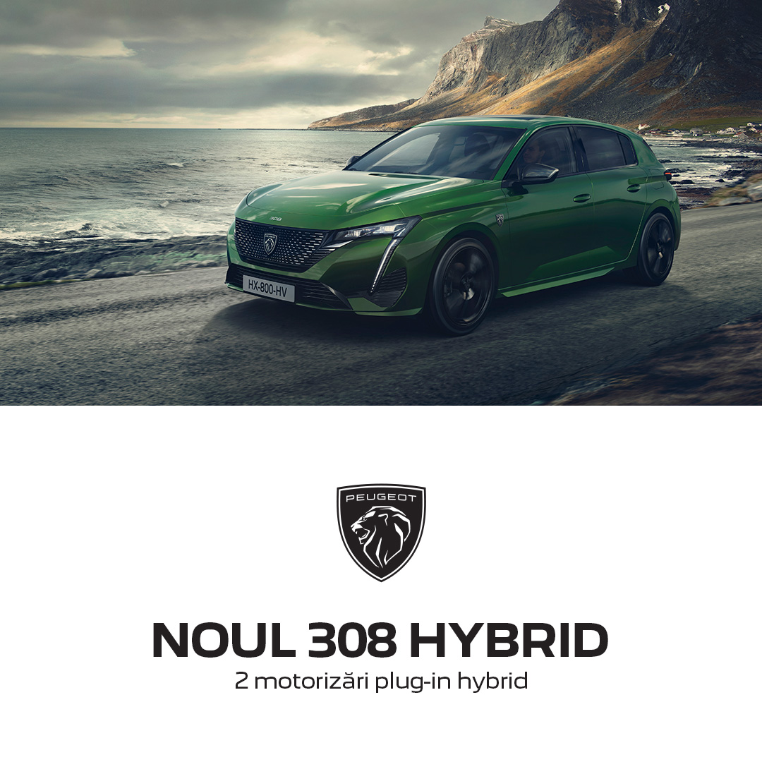 DESCOPERĂ NOUL PEUGEOT 308 HYBRID